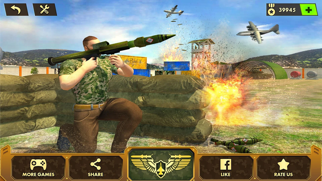 Airplane Sky Shooter Game - Image screenshot of android app