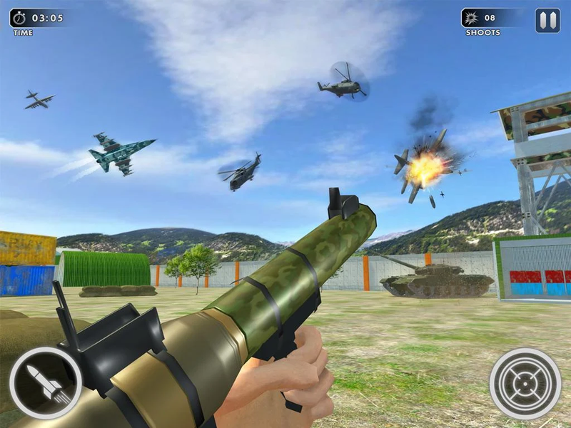 Airplane Sky Shooter Game - Image screenshot of android app