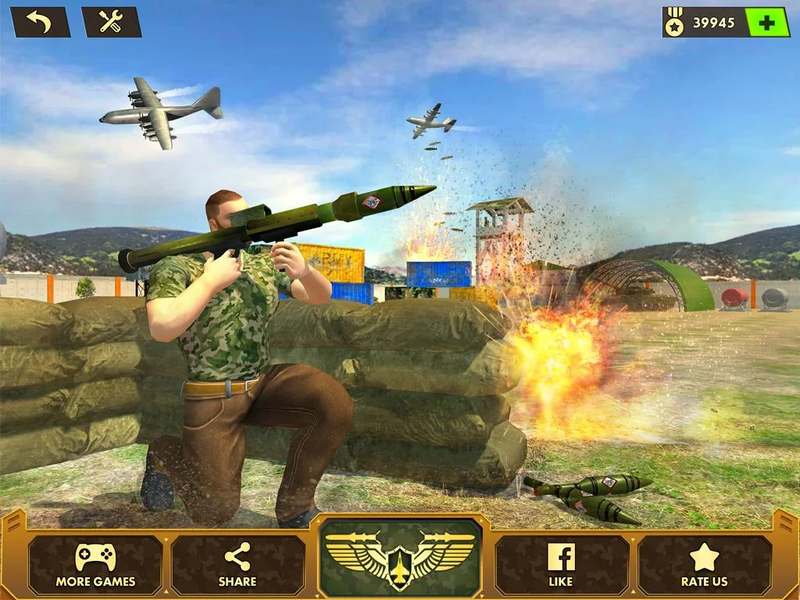 Airplane Sky Shooter Game - Image screenshot of android app