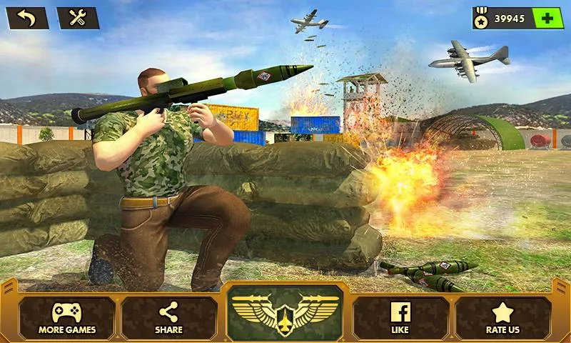 Airplane Sky Shooter Game - Image screenshot of android app