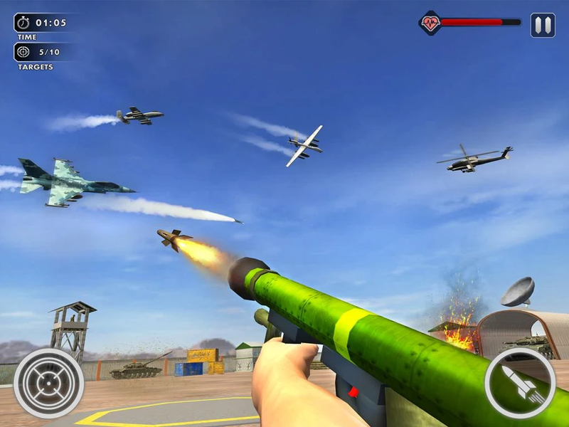 Airplane Sky Shooter Game - Image screenshot of android app