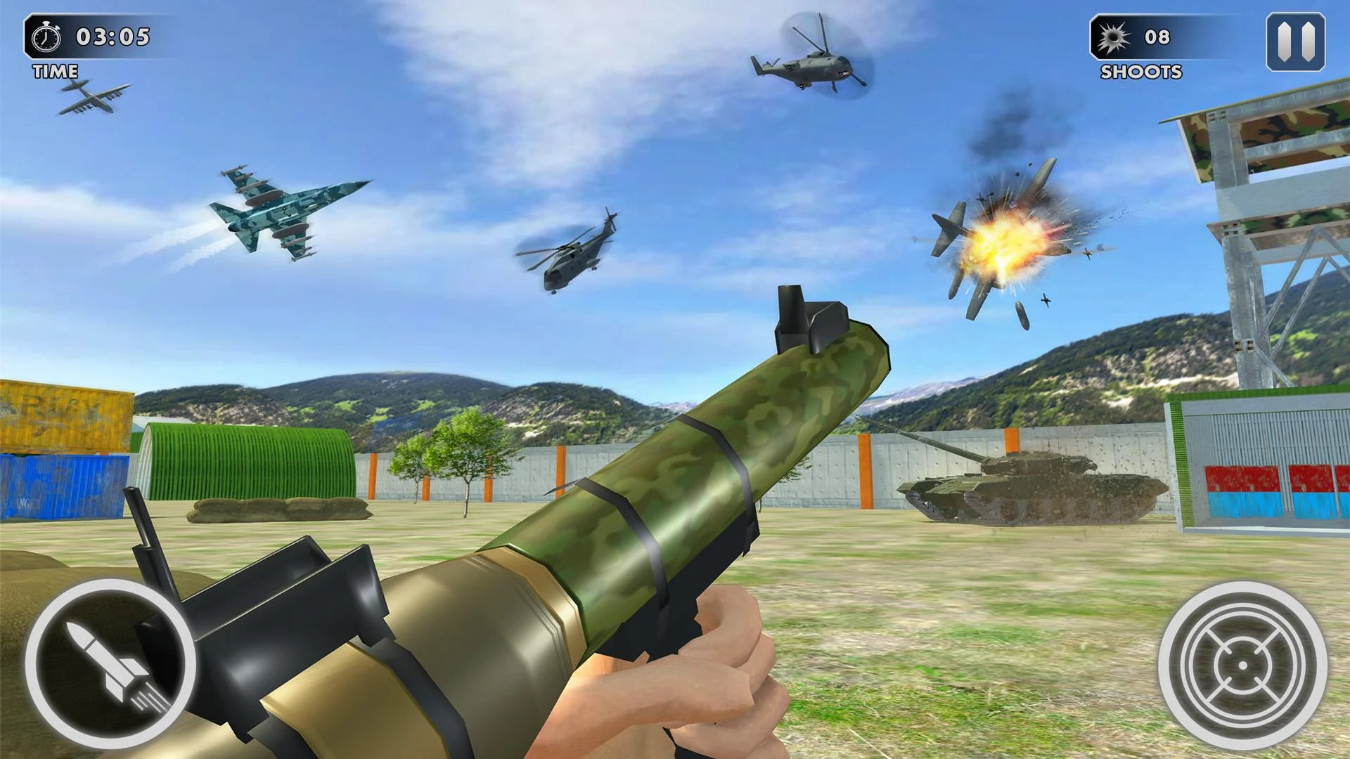 برنامه Airplane Sky Shooter Game 2020