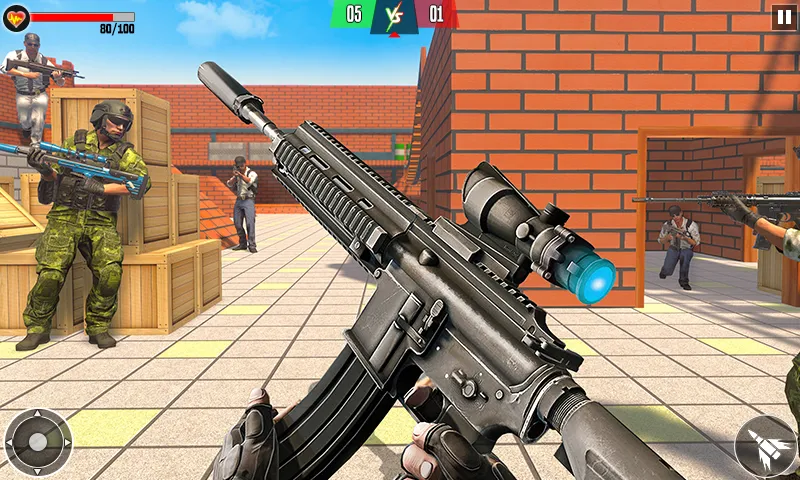 Modern FPS Military Strike - Gameplay image of android game