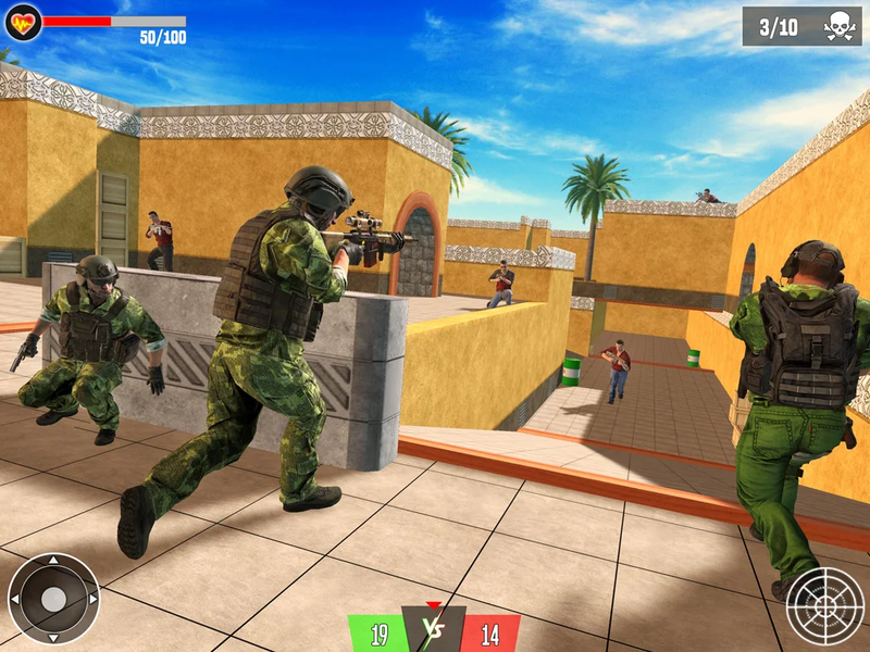 Modern FPS Military Strike - Gameplay image of android game