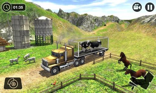 Farm Animal Truck Driver Game - Gameplay image of android game