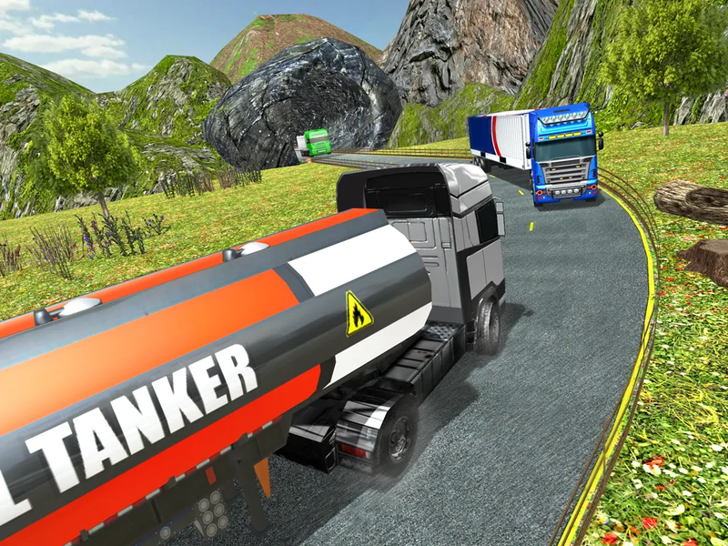 Oil Tanker Transport Driving - Gameplay image of android game