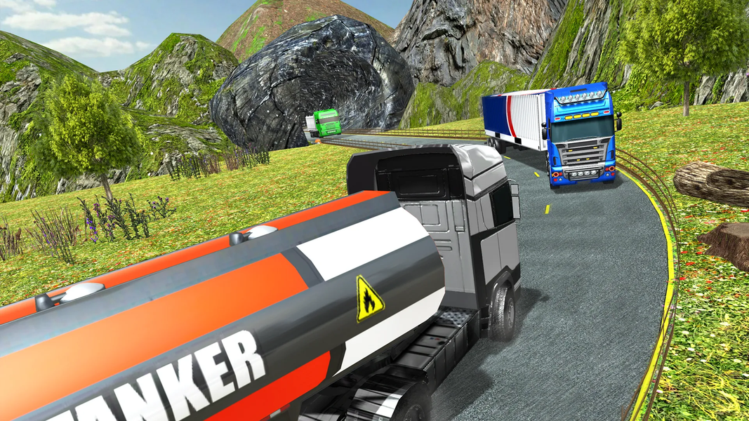 Oil Tanker Transport Driving - Gameplay image of android game
