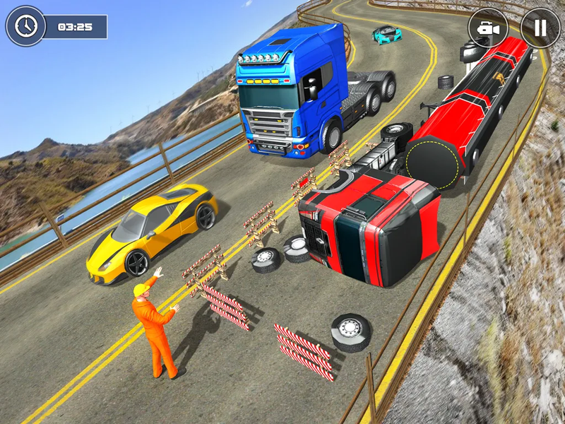 Oil Tanker Transport Driving - Gameplay image of android game