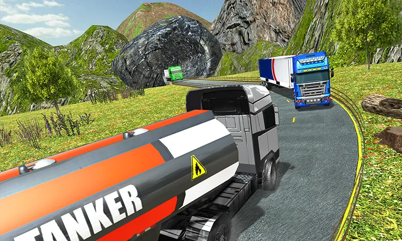 Oil Tanker Transport Driving - Gameplay image of android game