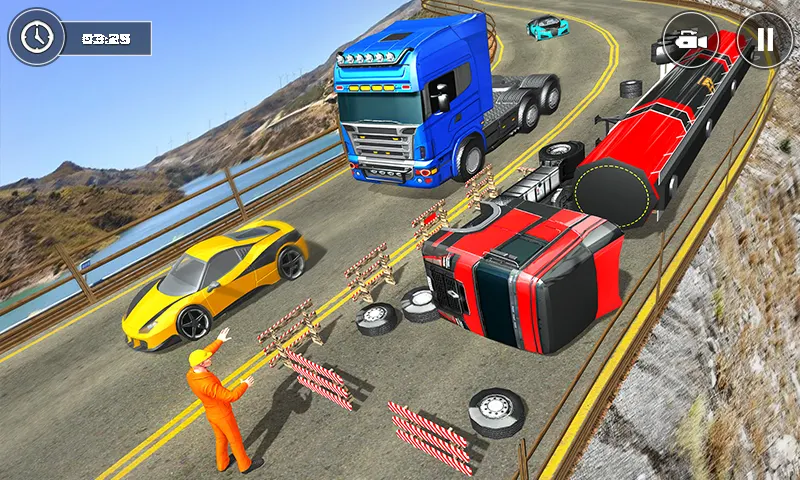 Oil Tanker Transport Driving - Gameplay image of android game