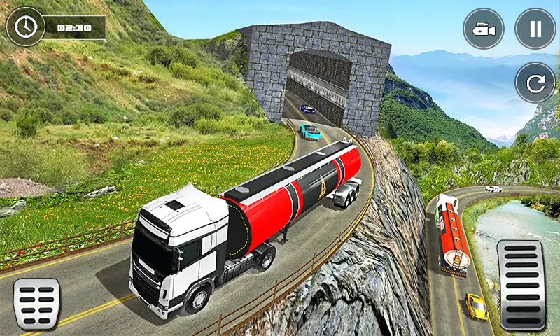 Oil Tanker Transport Driving - Gameplay image of android game