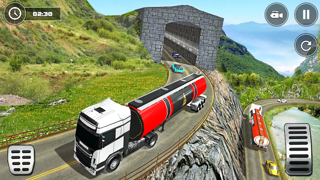 Oil Tanker Transport Driving - Gameplay image of android game