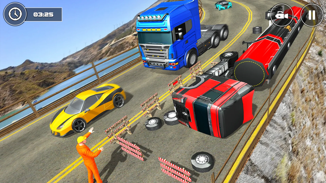 Oil Tanker Transport Driving - Gameplay image of android game
