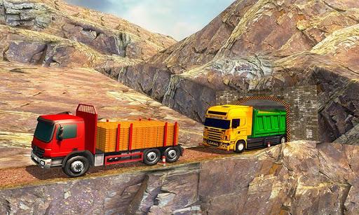 Uphill Gold Transporter Truck - Gameplay image of android game