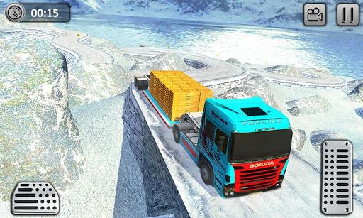 Uphill Gold Transporter Truck - Gameplay image of android game