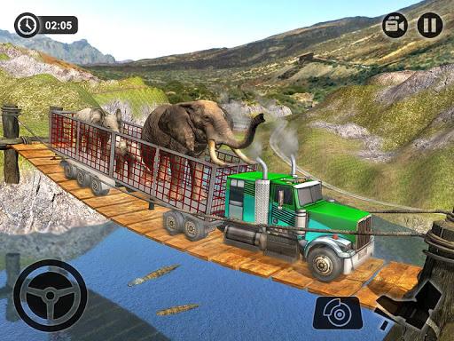 Offroad Wild Animal Truck Driv - عکس بازی موبایلی اندروید