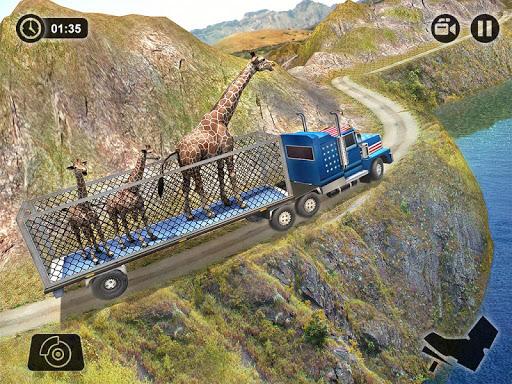 Offroad Wild Animal Truck Driv - عکس بازی موبایلی اندروید