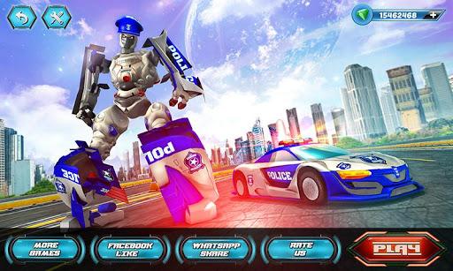 US Police Robot Car Revenge - Gameplay image of android game