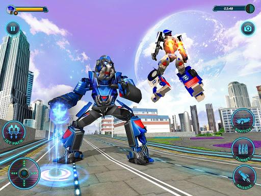 US Police Robot Car Revenge - Gameplay image of android game