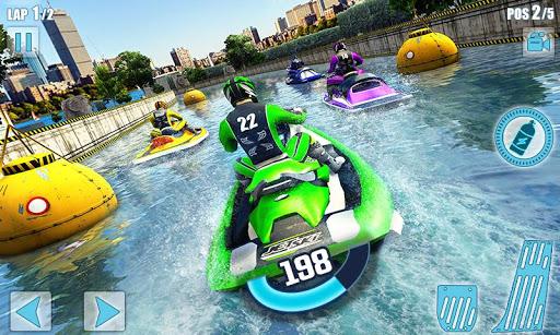 Water Jet Ski Boat Racing 3D - Gameplay image of android game