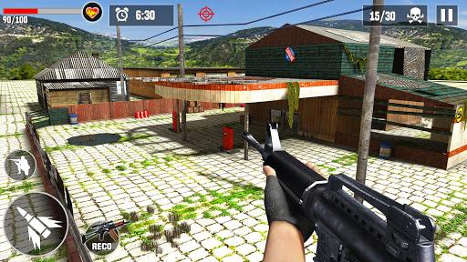 Anti-Terrorist Shooting Game - Gameplay image of android game