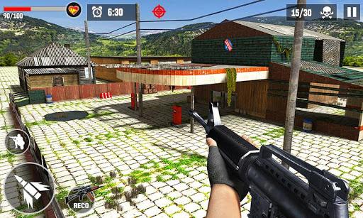 Anti-Terrorist Shooting Game - Gameplay image of android game