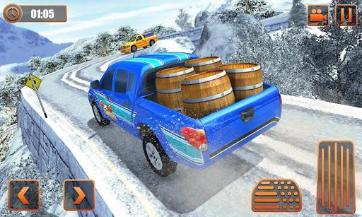 Offroad Pickup Truck Cargo Sim - Gameplay image of android game