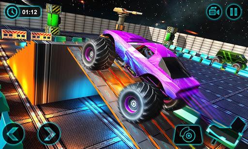 Monster Truck Parking Stunts - Gameplay image of android game