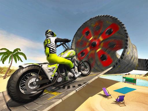 Beach Motorbike Stunts Master - عکس بازی موبایلی اندروید