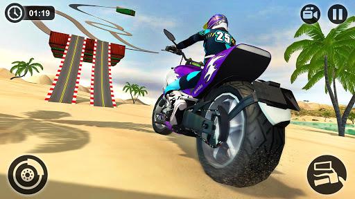 Beach Motorbike Stunts Master - عکس بازی موبایلی اندروید