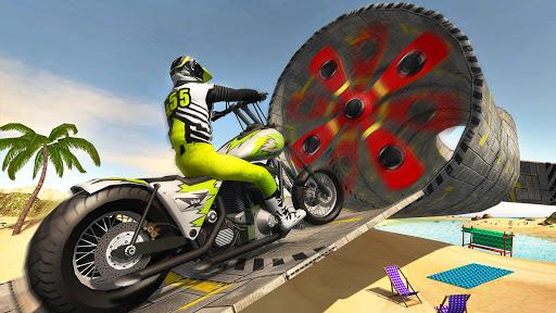 Beach Motorbike Stunts Master - عکس بازی موبایلی اندروید