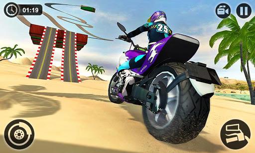 Beach Motorbike Stunts Master - عکس بازی موبایلی اندروید
