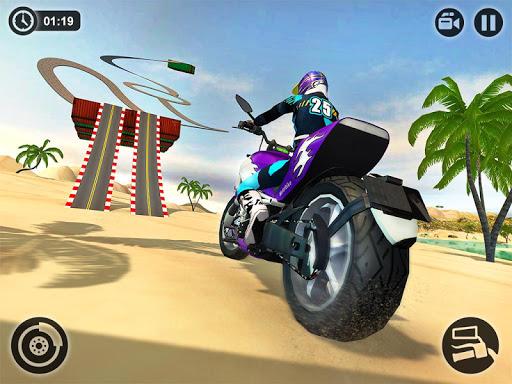 Beach Motorbike Stunts Master - عکس بازی موبایلی اندروید