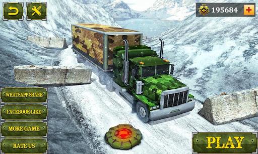 Offroad Army Cargo Driving - Gameplay image of android game