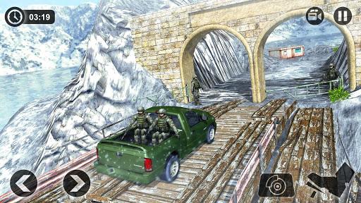 Offroad Army Cargo Driving - Gameplay image of android game