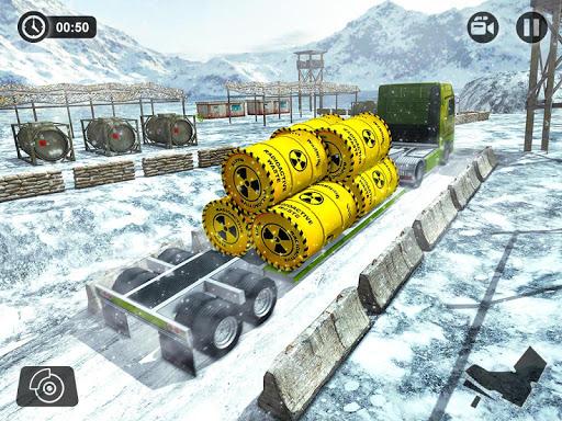 Offroad Army Cargo Driving - Gameplay image of android game