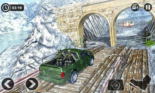 Offroad Army Cargo Driving - Gameplay image of android game