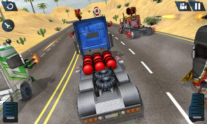 Semi Truck Crash Race 2021: Ne - Gameplay image of android game