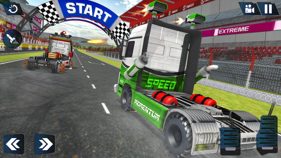 Semi Truck Crash Race 2021: Ne - Gameplay image of android game