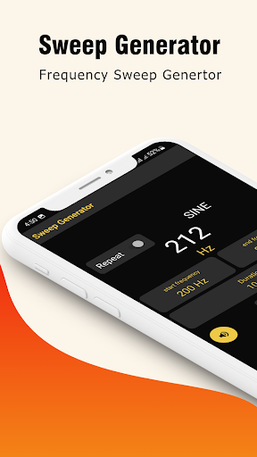 Hertz Frequency Generator - Image screenshot of android app