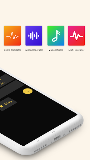 Hertz Frequency Generator - Image screenshot of android app