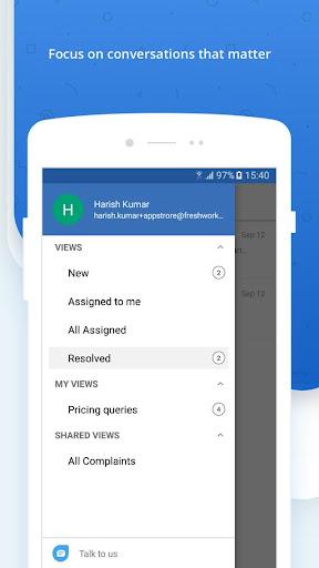 Freshchat - عکس برنامه موبایلی اندروید