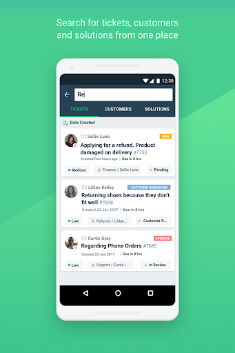 Freshdesk - Image screenshot of android app