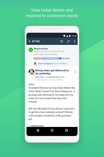 Freshdesk - Image screenshot of android app