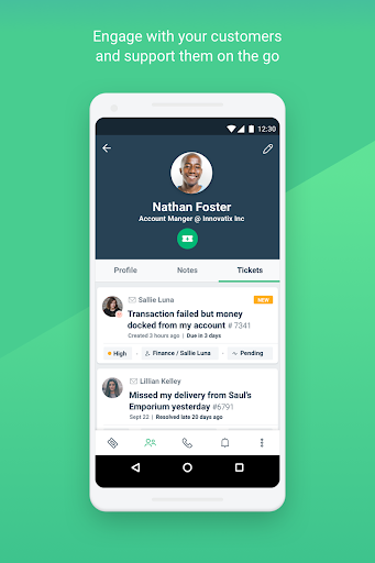 Freshdesk - Image screenshot of android app