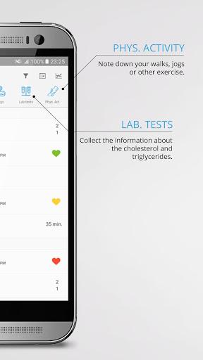 Blood Pressure Log - bpresso.com - عکس برنامه موبایلی اندروید