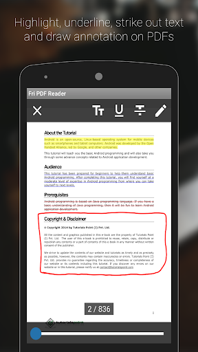 Fri PDF XPS Reader Viewer - Image screenshot of android app
