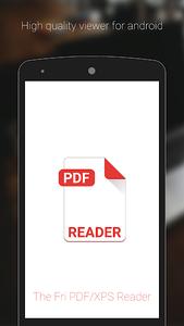 Fri PDF XPS Reader Viewer - عکس برنامه موبایلی اندروید