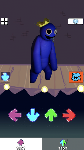 FNF Test - Rainbow Friends - Gameplay image of android game