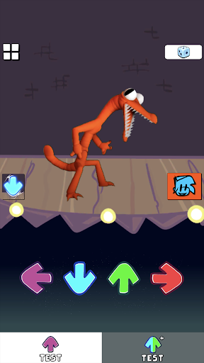 FNF Test - Rainbow Friends - Gameplay image of android game